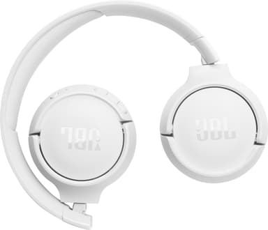 JBL Tune 525BT trådløse on-ear hodetelefoner (hvit)