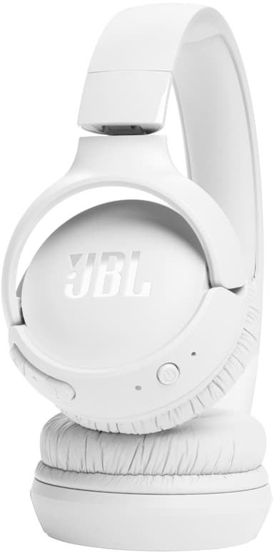JBL Tune 525BT trådløse on-ear hodetelefoner (hvit)