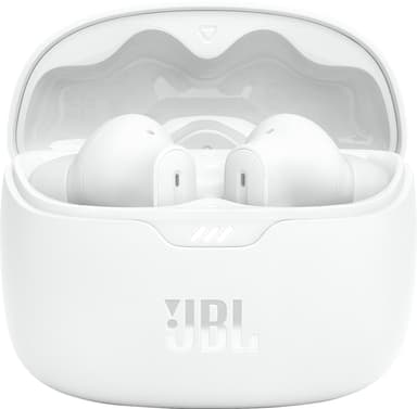 JBL Tune Beam helt trådløse in-ear hodetelefoner (hvit)