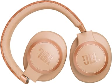 JBL Live 770NC trådløse around-ear hodetelefoner (sand)