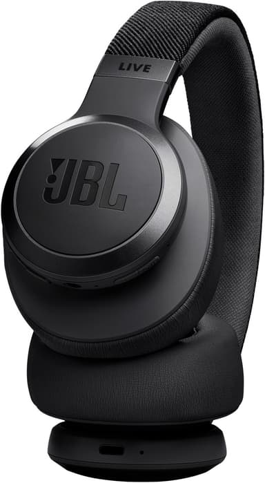 JBL Live 770NC trådløse around-ear hodetelefoner (sort)