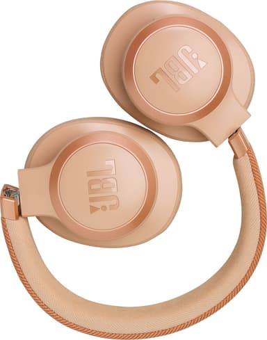 JBL Live 770NC trådløse around-ear hodetelefoner (sand)
