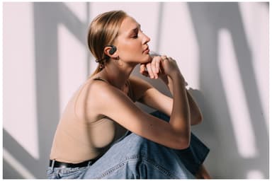 JBL Soungear Sense helt trådløse in-ear hodetelefoner (sort)