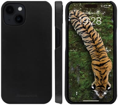 Dbramante1928 Lynge iPhone 15 lommebokdeksel (sort)