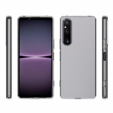 Til Sony Xperia 1 V Slim Fit TPU Deksel Gjennomsiktig