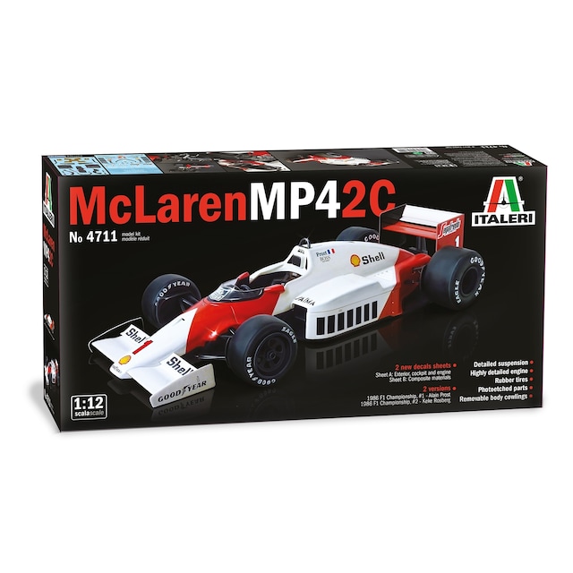 ITALERI 1:12 - McLaren MP4 2C F1 - Prost/Rosberg