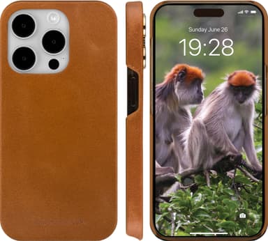 Dbramante1928 Lynge iPhone 15 Pro Max lommebokdeksel (brun)