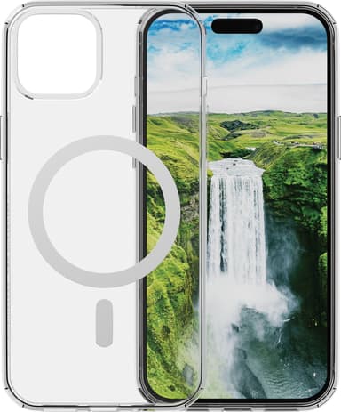 Dbramante1928 Iceland Ultra D3O MagSafe iPhone 15 deksel (gjennomsiktig)