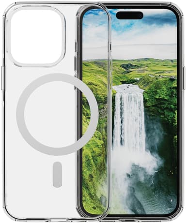 Dbramante1928 Iceland Ultra D3O MagSafe iPhone 15 Pro deksel (gjennomsiktig)