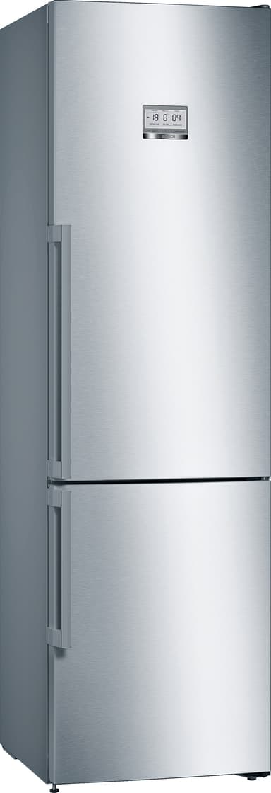 Bosch Serie 8 kombiskap KGF39PIDP (rustfritt stål)