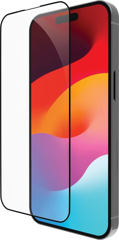 Dbramante1928 Eco-Shield iPhone 15 skjermbeskytter (sort)