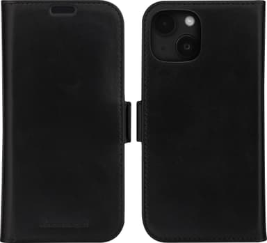 Dbramante1928 Lynge iPhone 15 lommebokdeksel (sort)