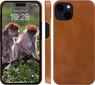 Dbramante1928 Lynge iPhone 15 lommebokdeksel (brun)