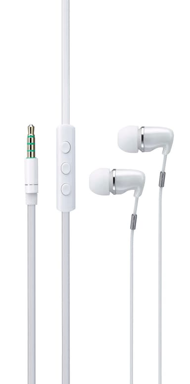 Goji Plugs Premium in-ear hodetelefoner til iOS (hvit)