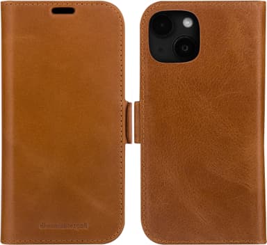 Dbramante1928 Lynge iPhone 15 lommebokdeksel (brun)