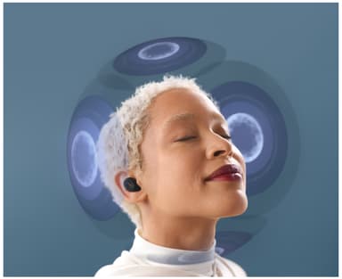 Jabra Elite 10 helt trådløse in-ear hodetelefoner (glossy sort)