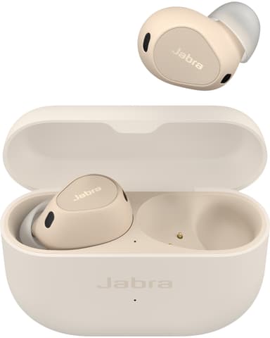 Jabra Elite 10 helt trådløse in-ear hodetelefoner (krem)