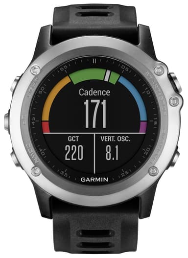 Garmin Fenix 3 HR treningsklokke (sølv)