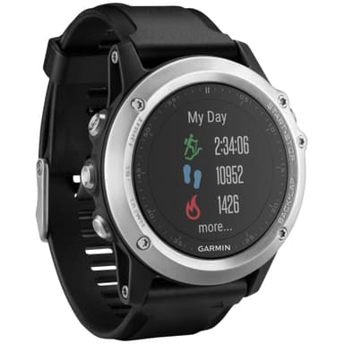 Garmin Fenix 3 HR treningsklokke (sølv)