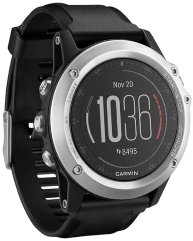 Garmin Fenix 3 HR treningsklokke (sølv)