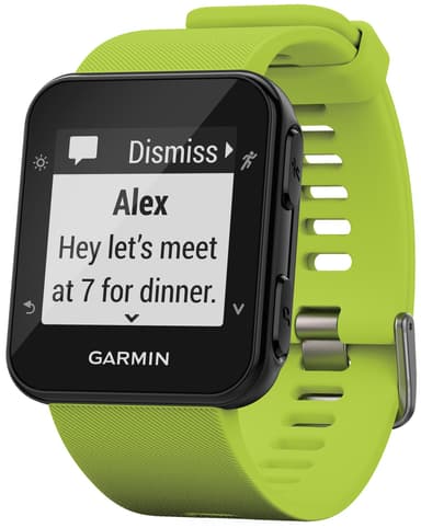 Garmin Forerunner 35 GPS treningsklokke (lime)