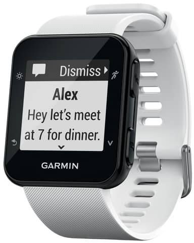 Garmin Forerunner 35 GPS treningsklokke (hvit)