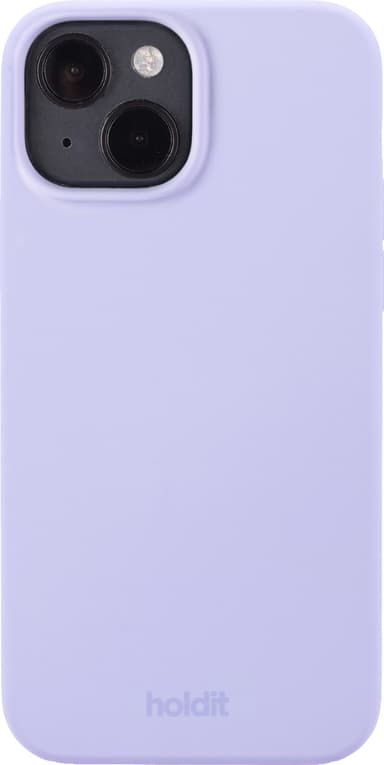 Holdit Silicone iPhone 15 deksel (lilla)