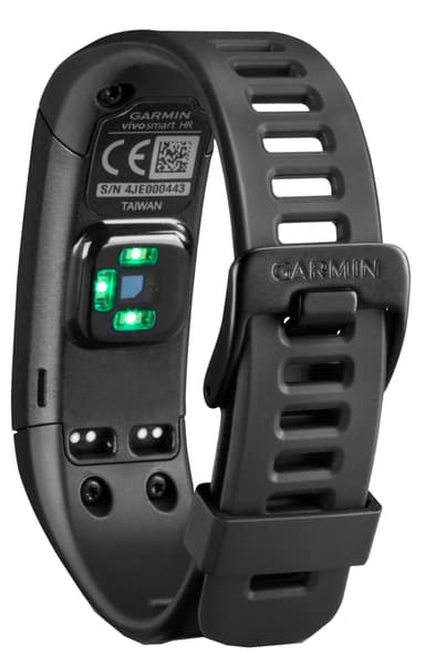 Garmin Vívosmart HR smart aktivitetsarmbånd (sort)