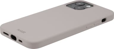Holdit Silicone iPhone 15 deksel (grå)
