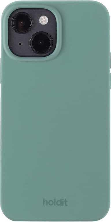Holdit Silicone iPhone 15 deksel (grønn)