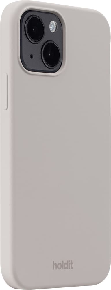 Holdit Silicone iPhone 15 deksel (grå)