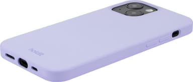 Holdit Silicone iPhone 15 deksel (lilla)