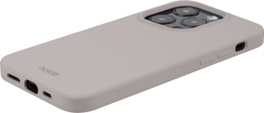 Holdit Silicone iPhone 15 Pro deksel (grå)