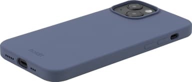 Holdit Silicone iPhone 15 deksel (blå)
