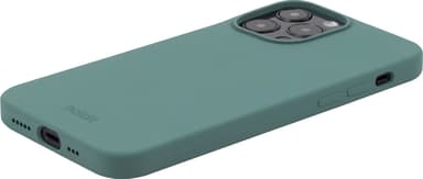 Holdit Silicone iPhone 15 Pro deksel (grønn)
