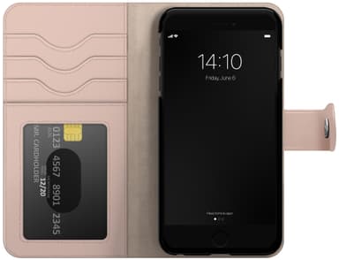 Ideal of Sweden Magnet Wallet+ iPhone SE/8/7 lommebokdeksel (rosa)