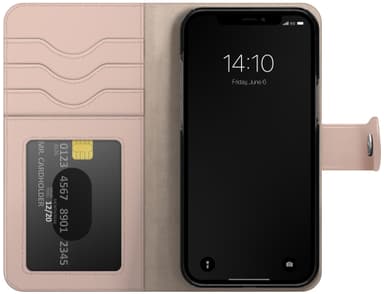 Ideal of Sweden Magnet Wallet+ iPhone 12/12 Pro lommebokdeksel (rosa)