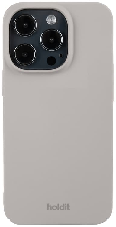 Holdit Slim Case iPhone 15 Pro deksel (grå)