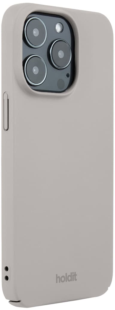 Holdit Slim Case iPhone 15 Pro deksel (grå)