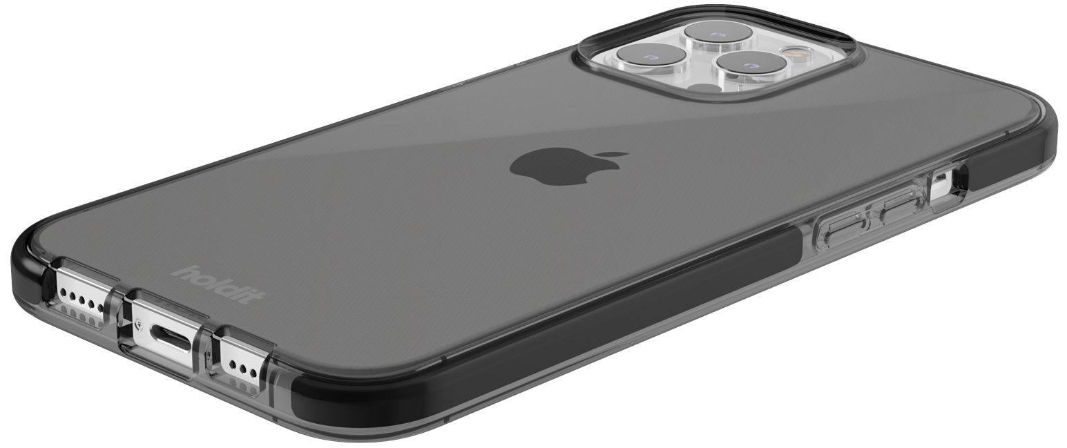 Holdit Seethru iPhone 15 Pro Max deksel (sort)