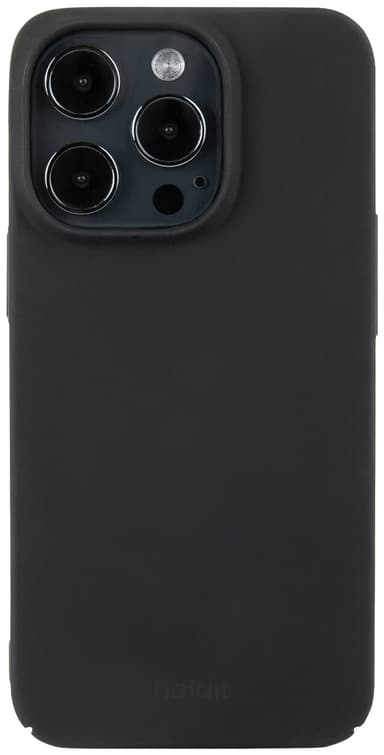 Holdit Slim Case iPhone 15 Pro deksel (sort)