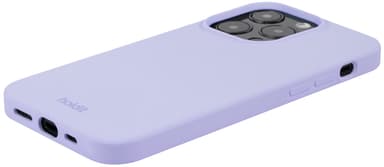 Holdit Silicone iPhone 15 Pro deksel (lilla)