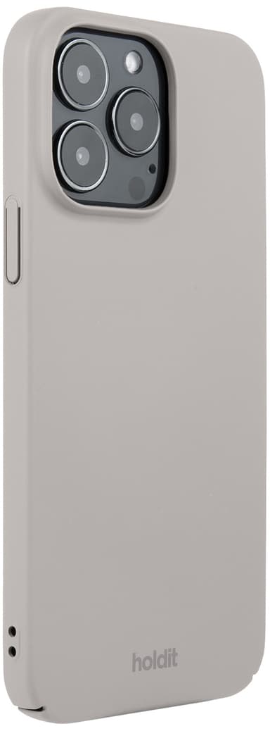Holdit Slim Case iPhone 15 Pro Max deksel (grå)