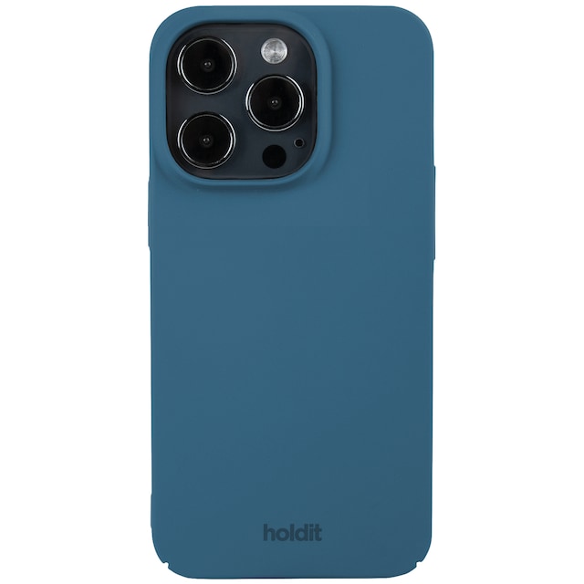 Holdit Slim Case iPhone 15 Pro deksel (blå)
