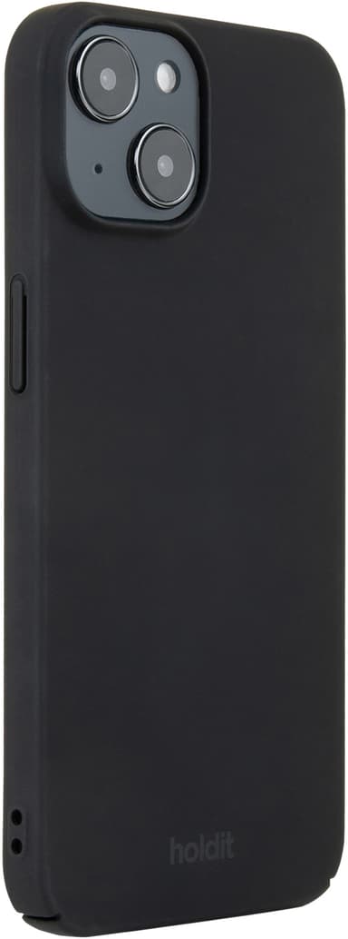 Holdit Slim Case iPhone 15 deksel (sort)