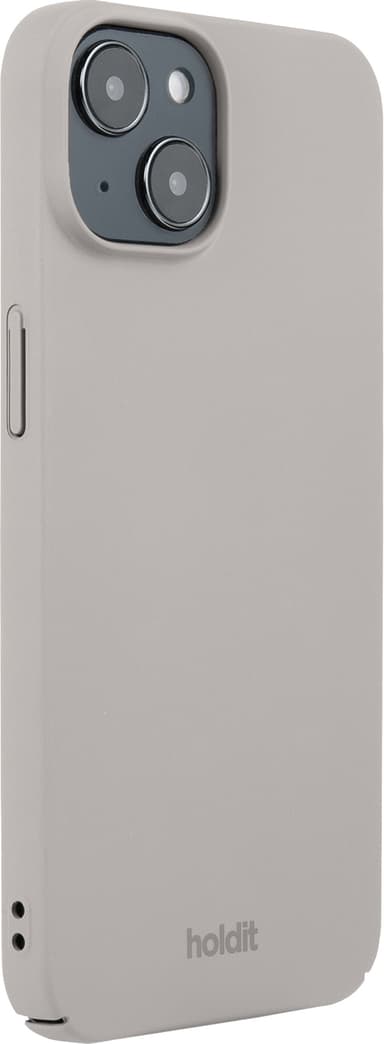 Holdit Slim Case iPhone 15 deksel (grå)