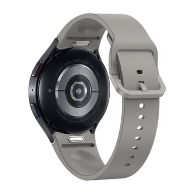Universell silikon klokkerem i ensfarget for Samsung Galaxy Watch Grå