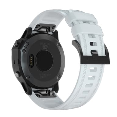 INF Silikonklokkerem for Garmin Fenix 7S/Garmin instinct 2s/Garmin Fenix 6S 20mm Hvit