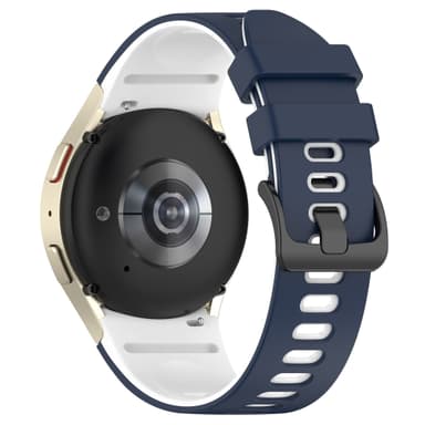 INF Tofarget silikonrem for Samsung Galaxy Watch 4/5/6/6 Classic Blå