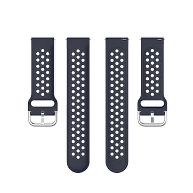 Ensfarget sportsarmbåndsklokkerem for Samsung Galaxy Watch 20 mm Grå
